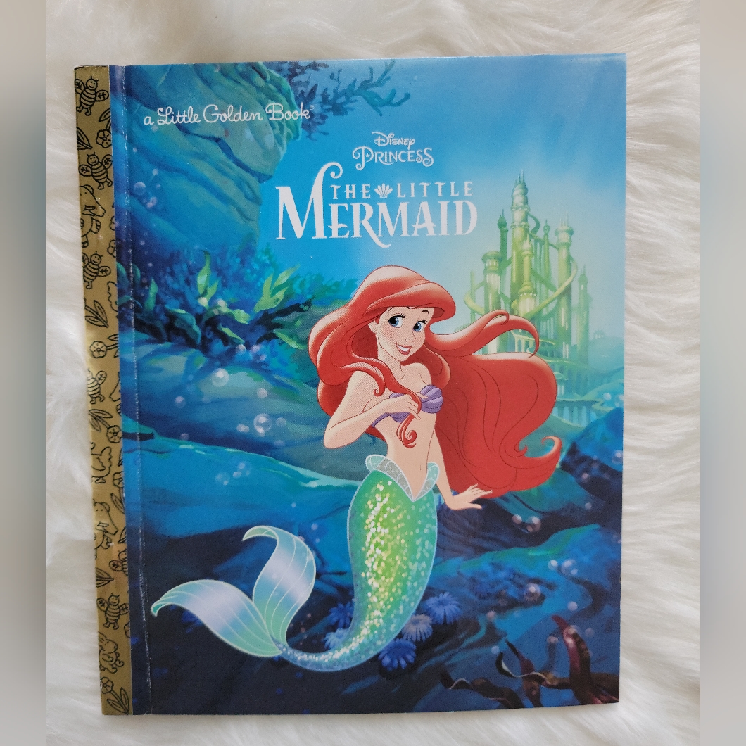 Nwt The Little Mermaid Little Golden Book